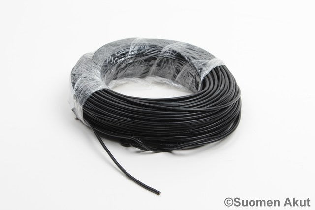 Silikonikaapeli 16AWG musta 1 metri