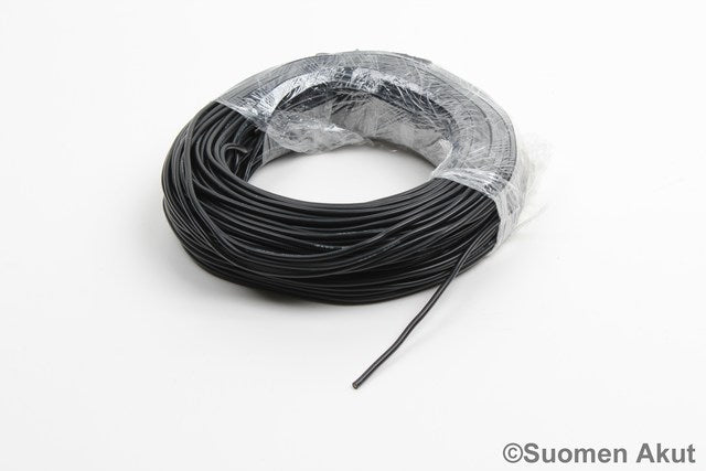 Silikonikaapeli 18AWG musta 1 metri