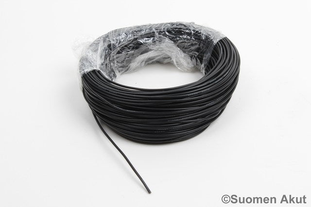 Silikonikaapeli 20AWG musta 1 metri