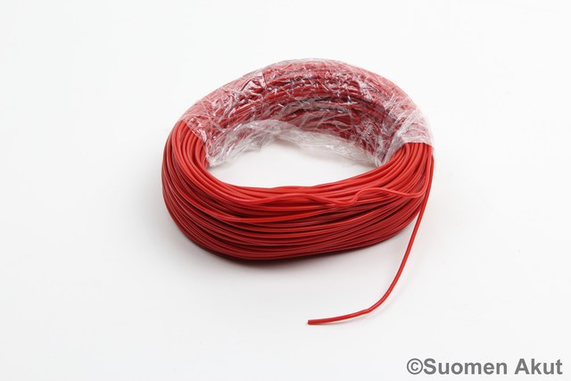 Silikonikaapeli 20AWG punainen 1 metri