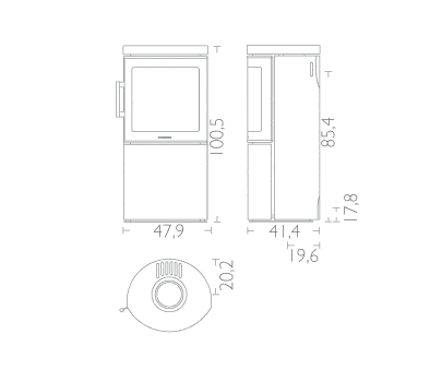 HWAM 3120 kevyttakka