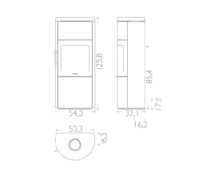 HWAM 3520 kevyttakka