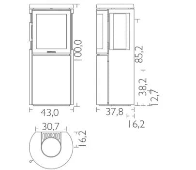 HWAM 2640 kevyttakka