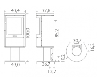 HWAM 2620 kevyttakka