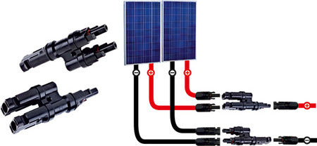 Aurinkopaneeliliitin MC-4 Y-haaroitinpar
