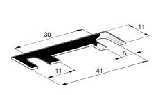 Liuskasulake 100A 1kpl