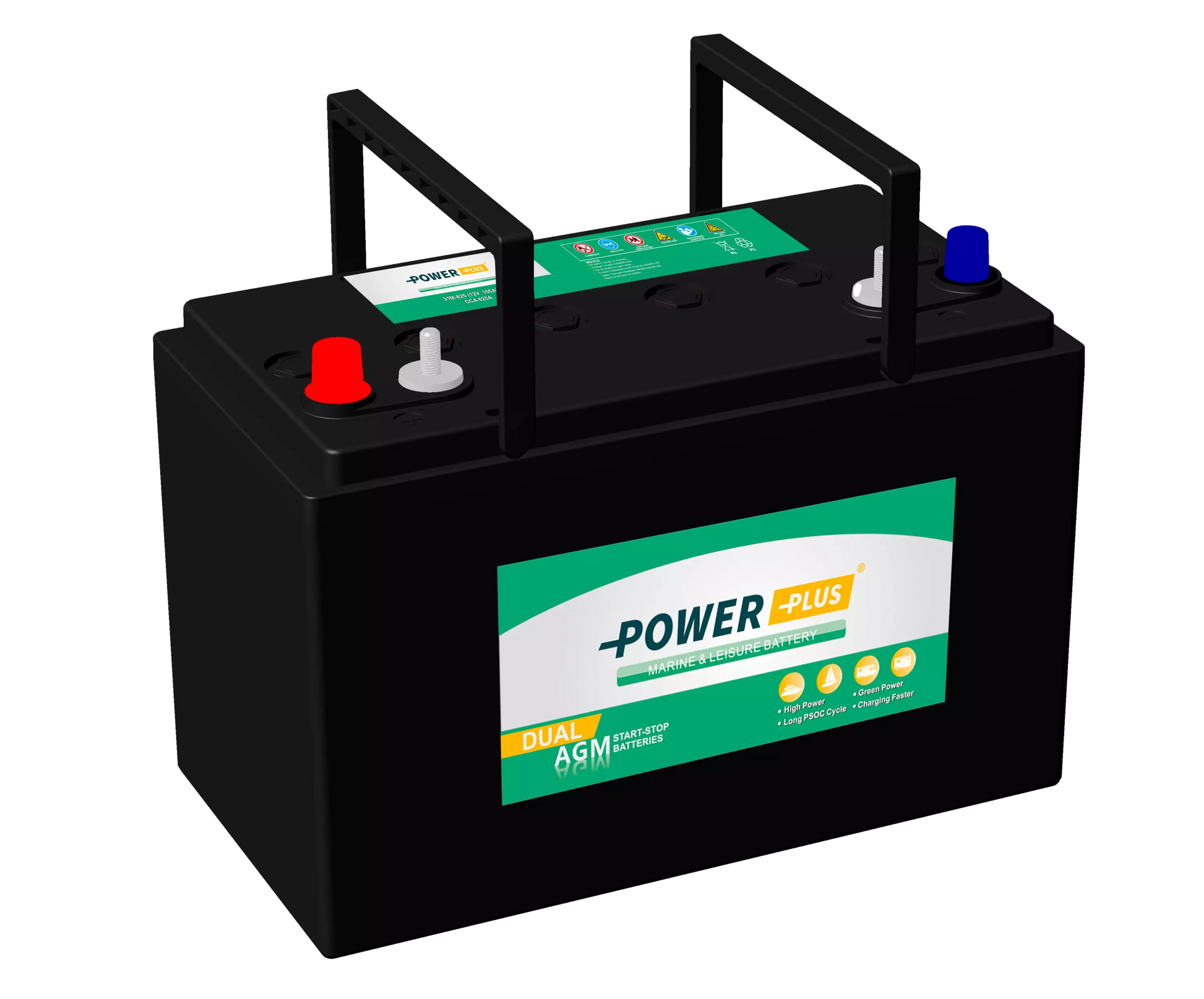 Power Plus Dual AGM 31M-825 12V 105Ah