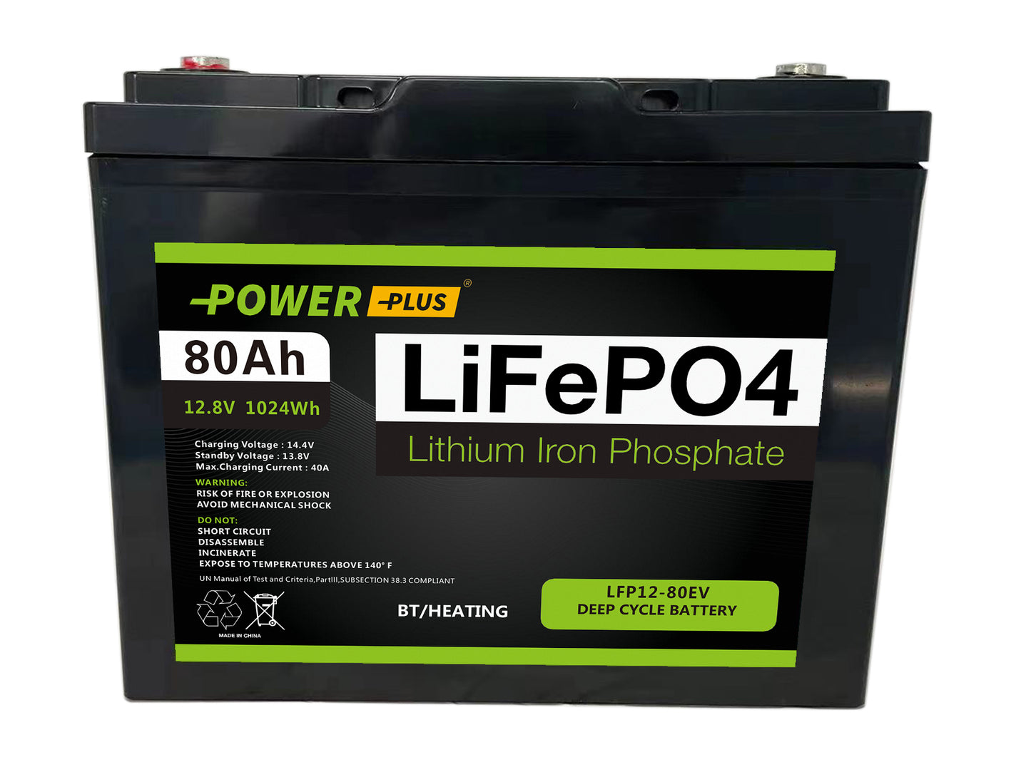 Power Plus LFP12-80EV akku12,8V80Ah