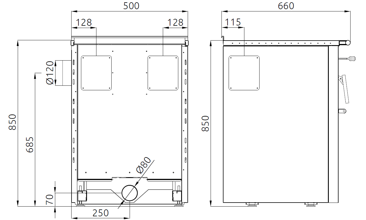 Senko SG50 puuhella