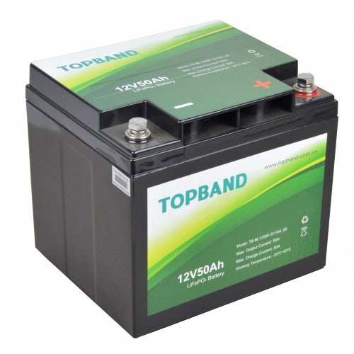 Topband TB1250 Li-ion akku 12,8v 50Ah