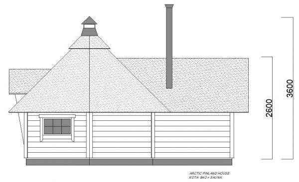 Grillikota 9 m² + sauna