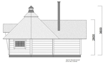 Grillikota 9 m² + sauna