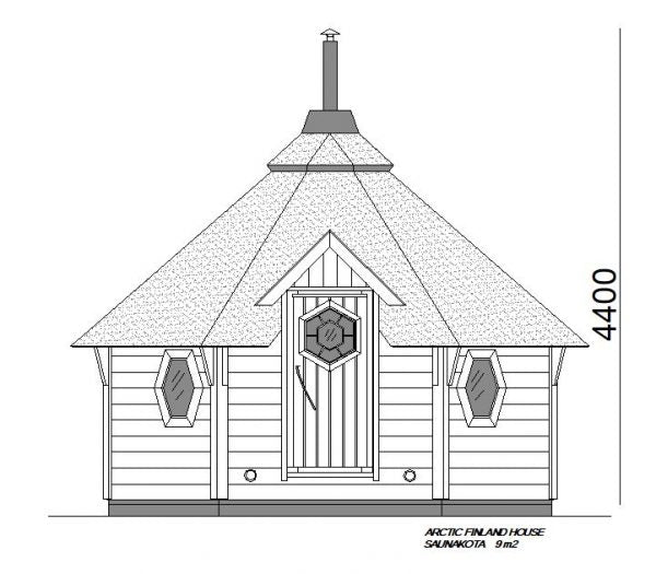 Saunakota 9 m²